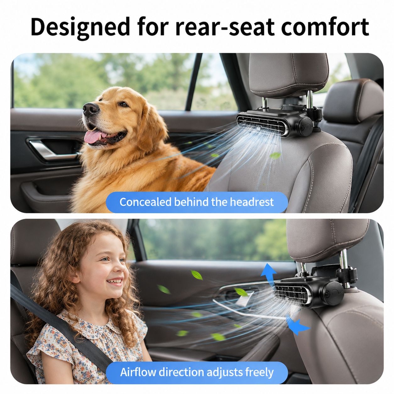 Car Seat Cooling Fan